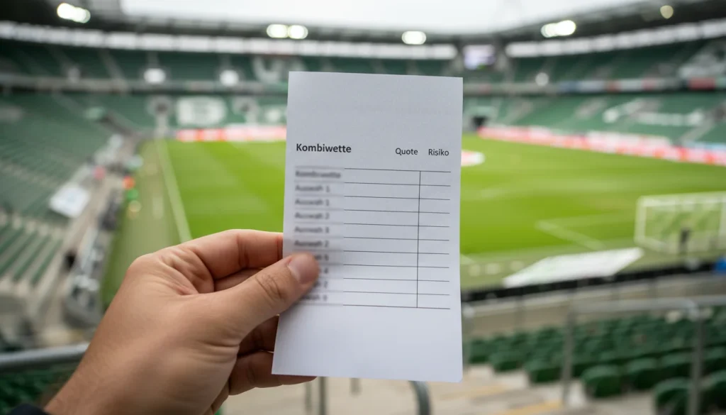 Bundesliga Kombiwetten – Wettschein mit mehreren Spielen und Quoten