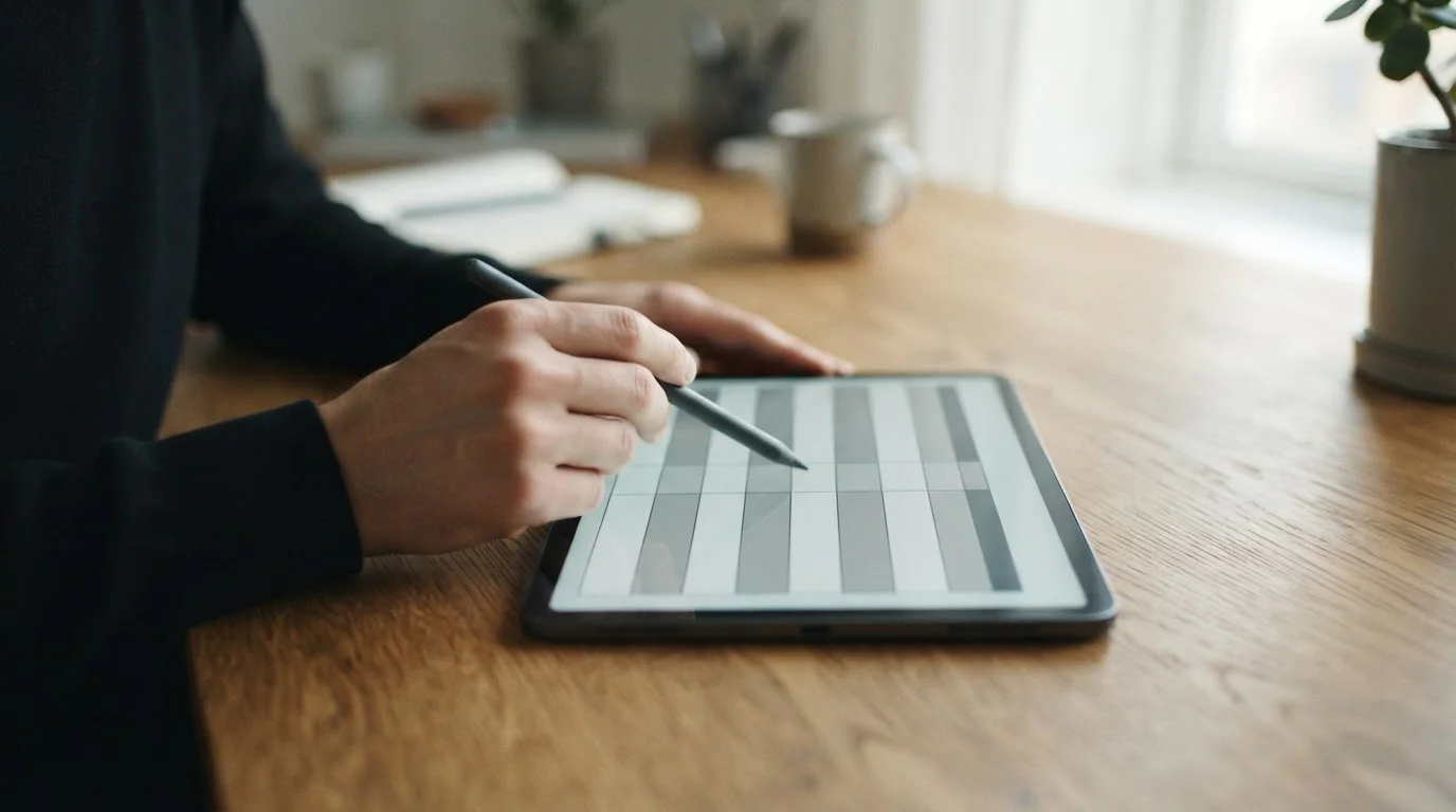 Vergleichsanalyse verschiedener Wettanbieter auf dem Tablet